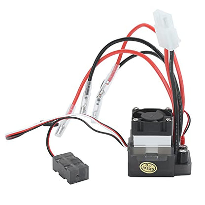 RC Brushed ESC 360A Brushless Motor ESC with Heat Sink and Cooling Fan Hand & Wrist Braces for 1/10 RC Crawler Car Arm Hand & Finger Supports