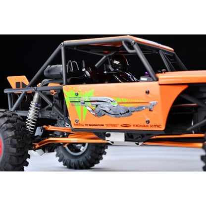 Aluminum 7075-T6 Alloy High-Clearance Lower Link Bar Set for Vanquish 1:10 H10 Optic Kit/Yokohama RTR/Sparco RTR Rock Crawler Upgrades - Red