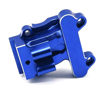 Aluminum Upgrade Parts Set for ARRMA 1/16 Mini Kraton 3S, Front/Rear Upper/Lower Arm, Gearbox Cover, Wing, Steering Link (Blue Front Gearbox Cover) - color: Blue Front Gearbox Cover