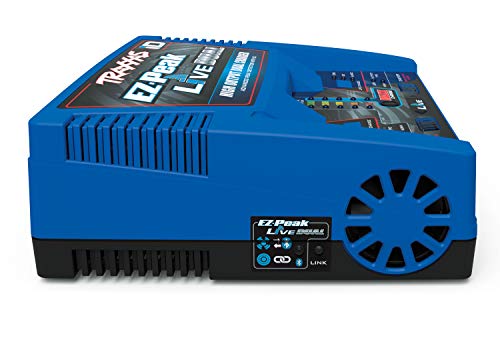 Traxxas EZ Peak Live Dual, 200W Multi-Chemistry Charger with ID, Blue 2973