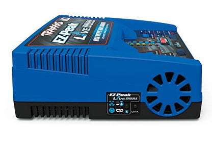 Traxxas EZ Peak Live Dual, 200W Multi-Chemistry Charger with ID, Blue 2973