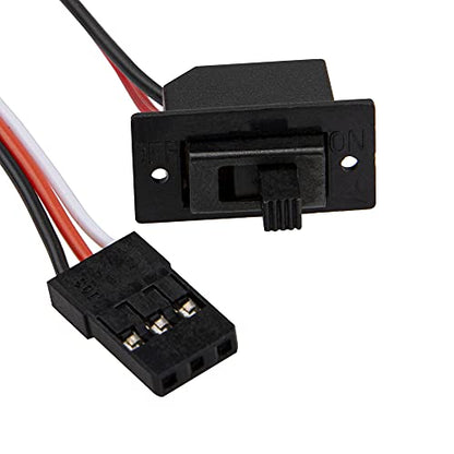 60A ESC RC Car Brushed ESC Electric Speed Controller 6V/2A Compatible with Traxxas TRX-4 TRX-6 D90 HSP Tamiya Redcat Axial SCX10 HPI 1/10 RC Truck Car Crawler (T Plug)