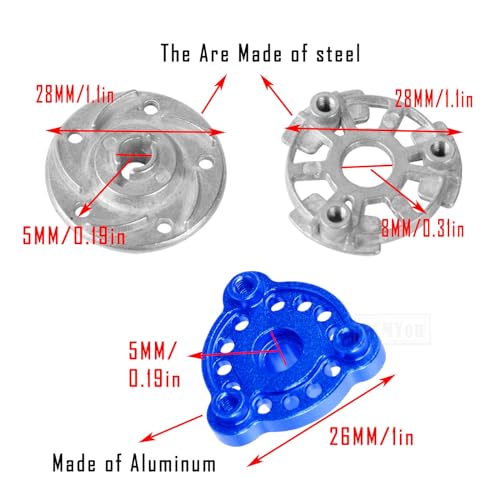 83T Spur Gear(48-Pitch) Transmission Gears Spur Gear with 21T/23T/25T Pinions Gear Upgrades Part for 1/10 Slash/Rustler/Stampede/Bandit 2wd VXL,Navy Blue - color: Navy Blue - (83t)