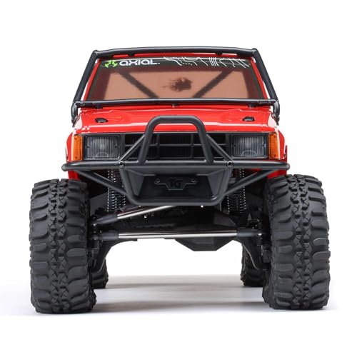 Axial SCX10 III 1987 Toyota SR5 4X4 RC Truck 1/10, RTR, Red | Brushed Rock Crawler, AXI-2062T2, Lipo Battery and Charger Not Included - color: Red