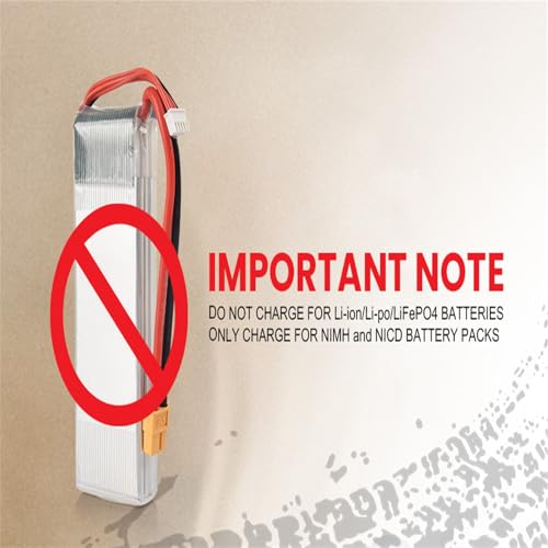 RC Battery Charger,2S-10S RC Car Charger for 4.8V 7.2V 8.4V 9.6V NiMh/NiCd Battery Pack with 19 Plugs(DO NOT Charge for Lipo/Li-ion/LiFePO4 Batteries)