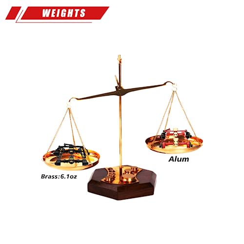 RCAWD Fourth Version Brass SCX24 Portal Axles, Wide Axle, Highly Rigid Driveshaft, Thickened Screws for Axial 1/24 SCX24 Series Front Rear Portal Axle Upgrades Parts Black - color: Front & Rear Black