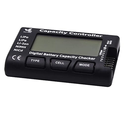 Blomiky 5 in 1 Lipo Li-ion Life NiCd NiMH Battery Cell Capacity Percentage Checker Voltage Tester Battery Balancer Cell Meter 7