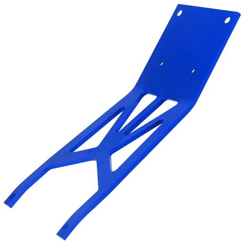 Aluminum Front Skid Plate Skidplate #5837 Compatible with Traxxas Slash 2WD 1/10 RC Car Upgrade Parts(Blue) - color: Blue