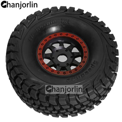 1/7 1/8 RC Short Course Truck Tires And Wheels 17mm Hex OD 135mm Off Road Tyres For 1:7 1:8 Scale RC Truck Car HSP TRAXXAS UDR FS FSR Atom ARRMA Mojave 6S EXB YK4072 DF7 Upgrades 4PCS