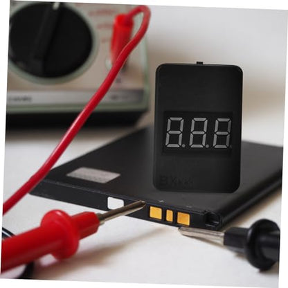 Zerodeko Battery Capacity Tester Digital Voltage Checker Lipo Batteries Low Voltage Alarm Sturdy High-Brightness Led Display for Rc Devices