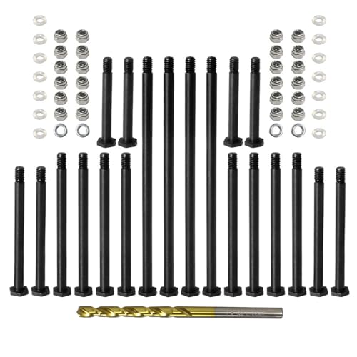 Steel 1/5 Front and Rear Suspension Pins Set Replacement Parts for TRAXXAS 1/5 X-MAXX 6S Monster Truck RC Car