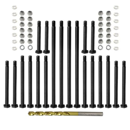 Steel 1/5 Front and Rear Suspension Pins Set Replacement Parts for TRAXXAS 1/5 X-MAXX 6S Monster Truck RC Car