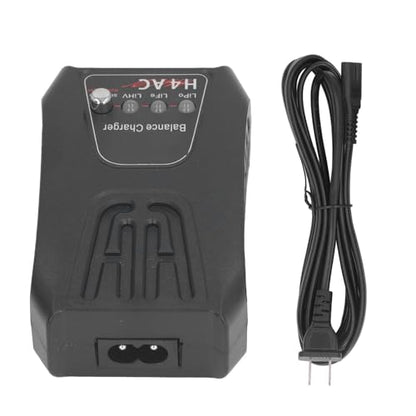 RC Lipo Battery Charger, LED Indicator Auto Shutoff Universal Balance Charger 2A for 2S 3S 4S LiPo LiHV NiMH NiCd Batteries for RC Cars Drones Helicopters
