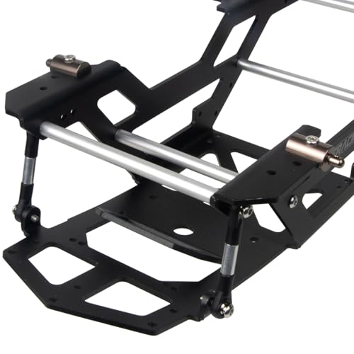 4Pcs Aluminum Body Mounts Body Shell Posts for 1/12 Scale Tamiya CW-01 Chassis Lunch Box Midnight Pumpkin Upgrades Parts (Titanium) - color: Titanium