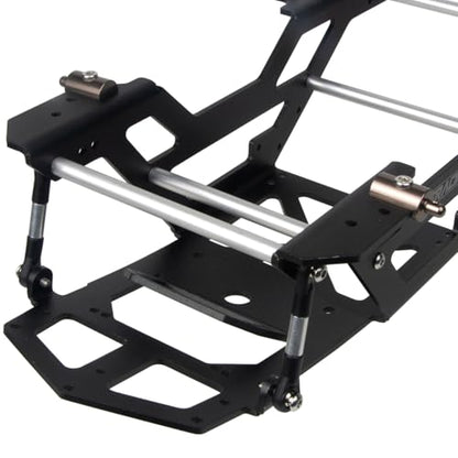 4Pcs Aluminum Body Mounts Body Shell Posts for 1/12 Scale Tamiya CW-01 Chassis Lunch Box Midnight Pumpkin Upgrades Parts (Titanium) - color: Titanium