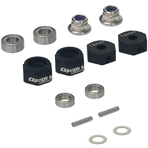 RC Car 1/10 Aluminum 12mm Hex Wheels Rims Hub Adapter for Tamiya DT-02 DF02 Holiday Buggy 2WD Off-Road Upgrade Parts