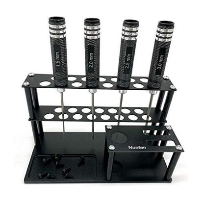 Screwdrivers Organizer Tool Kit - RC Tools, Cross & Hex Screw Drivers, Pliers, Built-In Screw Tray