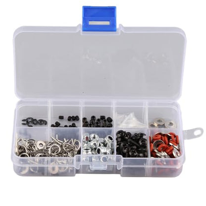 340PCS RC Screw Kit, Nuts Bolts Washers Hardware Fasteners for HSP 1/10 RC Car, High Strength Metal Material with Reusable Plastic Container, Durable RC Accessories for RC Car Repa