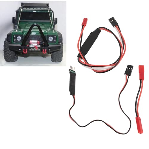 RC Winch Controller, Remote Controller with Adapter Plug for RC Crawler Model, Compatible with Hsp, Axial scx10, D90, Hpi