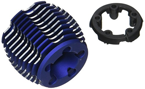 Traxxas 5237 Powertune Blue-Anodized Aluminum Cooling Head and Head Protector (TRX 2.5, 2.5R)