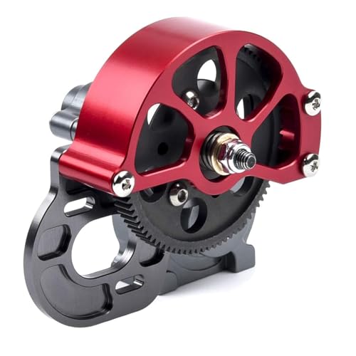 SecosAutoparts Aluminum Transmission Gearbox for 1/10 SCX10 RC Crawler Car | Compatible with Axial SCX10, SCX10 II 90046 90047, Wraith, Gmade Komodo and other 1/10 crawlers