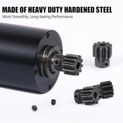0.8M Hardened Steel Pinion Gear Set 1/8 inch 3.175mm Hole 15T 16T 17T 18T 19T with Hex Key for RC Brushless Brush Motor RC Car Upgrade(Compatible with 0.8 Metric Pitch) - size: 15 16 17 18 19T