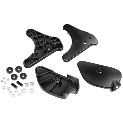 Motor Ramp & Skid Plate Kit For Minn Kota Terrova & Riptide Terrova 112 lb Thrust 4-1/2" Motors BT 2017 & Newer Models - Left and Right - Ramp + Skid Plate Rebuild Kit
