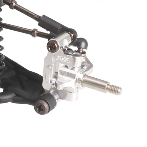KYX Racing Aluminum Front Steering Knuckles C Hub Mount Upgrades Parts Accessories for 1/10 RC Crawler Tamiya Hornet-EVO