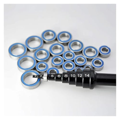 22pcs Bearing set for the Rlaarlo Terminator truck RC Car Metal Rubber Sealed Miniature Ball Bearings(Metal Seal) - color: Metal Seal