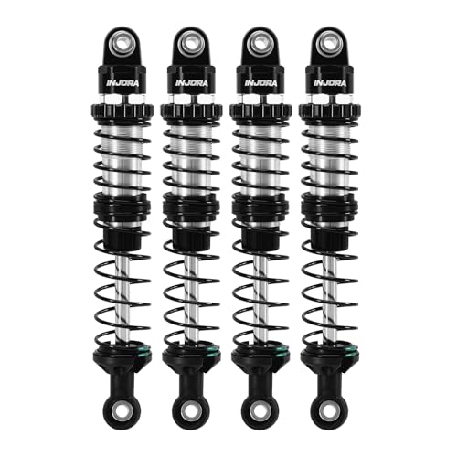INJORA DRX 90mm Dual-rate Spring Oil Shocks for TRX4 SCX10 1/10 RC Crawler - size: 90mm