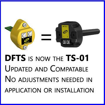 RTC Solutions TS-01 DFTS Replacement Temperature Sensor 40°F to 250°F