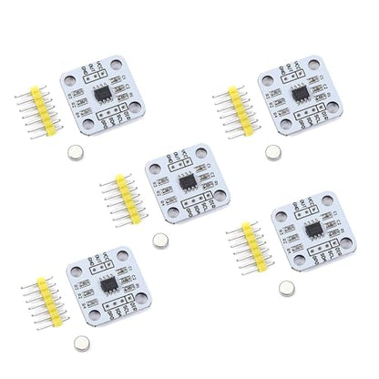 Teyleten Robot AS5600 Magnetic Encoder Sensor Mdoule 12bit high Precision Magnetic Induction Angle Measurement Sensor Module 3.3V (5PCS)