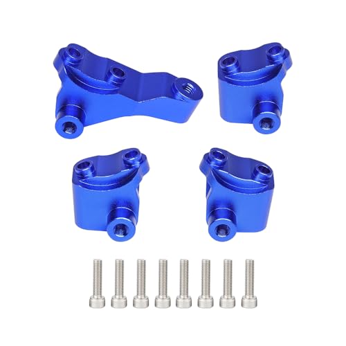Aluminum Link Mounts Suspension Links Axle Mount Set for 1/10 RC Crawler Car TRX4 Upgrade Parts-Replaces Part 8227-Navy Blue - color: Navy Blue