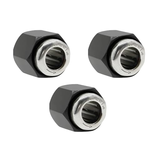 3PCS 12mm Hex Nut One Way Bearing RC Metal Bearing R025 with HSP VX 1/10 Nitro Engine, VX 16 18 SH 21 Engines