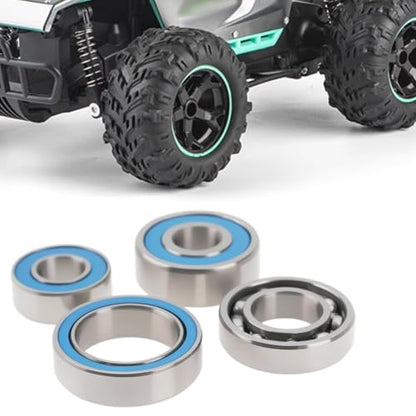 16PCS RC Off-Road Car Front and Rear Bearings Kit 5x11x4 mm 7x14x3.5mm Open 5x14x5mm 10x15x4mm Compatible with Axial SCX10.2 SCX10 II Ar44