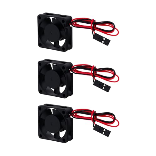 3Pcs Plastic 30mm 3010 RC Car Brushless Motor Heatsink ESC Cooling Fan DC 5V for HSP HPI Wltoys Himoto Tamiya Redcat 1/8 1/10 1/12 Scale 540 550 Motor Upgrades Part