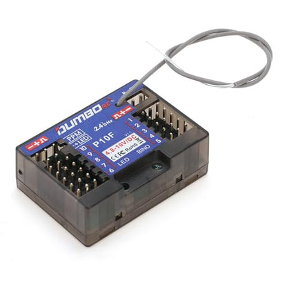 2PCS Dumborc 2.4Ghz P10F RC Car Receiver 10 Channel Receiver for DDF-350 Transmitter for Rc Cars