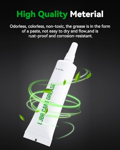 Creality Official Lubricant Grease, 3D Printer Gear Grease, Reduce Noise Enhanced Lubrication for All 3D Printers, Lead Screw, Guide Rails, Linear Rods, 3D Printers Parts, 2 Pack - style: Lubricant Grease