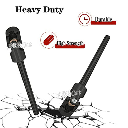 RC Crawler Drive Shaft 94-125MM Upgrades for 1/10 SCX10 2 Red cat D90 Gen7/Pro Rc 4WD GEN8 SCX10-II,Steel #45 Universal Driveshaft,Metal Axles Part Hop-Ups,Black (94-125MM & 116-170MM) - size: 94-125MM & 116-170MM (More Power)