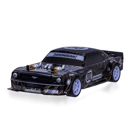 Hoonigan Mustang Remote Control RC Car for Kids – 3.7V, 2.4 GHz, Detailed Replica Design, USB Rechargeable Battery Included, 1:16 Scale, 150 ft Range, 6 Mph - size: 1:16, style: Hoonigan