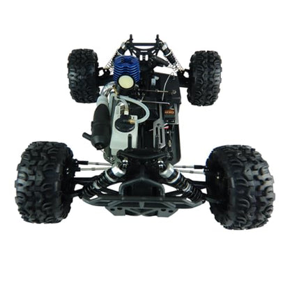 Helixsun VRX RH101 1/10 Scale 4WD Monster Truck 18CXP Nitro 2.4G High-Speed RC Car, Agile Steering, Smooth Ride - R0066 RTR Version - color: Red