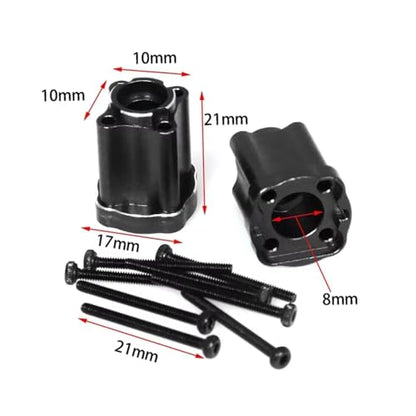 RC Car Assortment for LOSI for Mini for LMT 4X4 for Brushed for Monster Truck 1/18 rc Car Upgrade Parts Rear Cup Kit Black