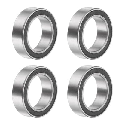 uxcell 4Pcs SMR128-2RS Deep Groove Ball Bearings, 8x12x3.5mm 440C Stainless Steel Double Shielded Bearings, ABEC 5 - size: 8x12x3.5mm