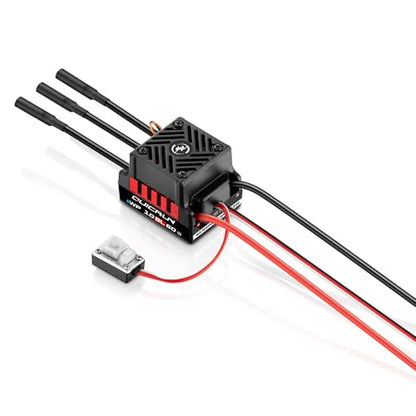HOBBYWING QuicRun WP 10BL60 G2 Brushless ESC, Black/Red