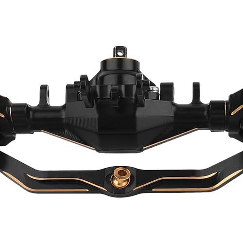 Brass Complete Front & Rear Axle Set with Brass Servo Mount and Steering Link for TRAXXAS TRX4M 1/18 RC Crawler Metal Upgrade Parts (Straight axle Set)