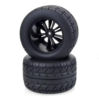 RC Cars Parts For HPI For HSP For Savage XS TM For Flux For ZD For Racing LRP 10030 1/10 4PCS 115MM Tires Wheels 12mm Hub Hex RC Monster Truck Car Parts
