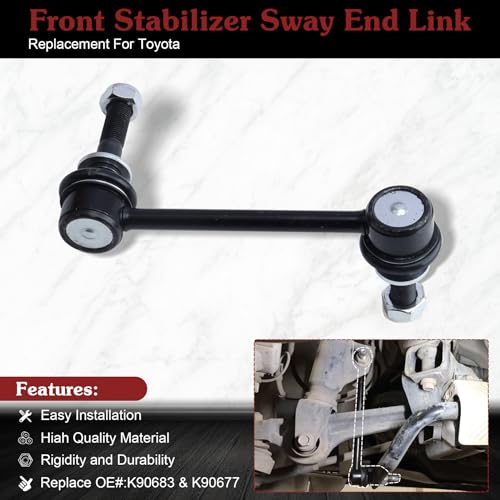 K90683 K90677 Sway Bar Link - Restore Off-Road Stability | Compatible with 2003-2009 Lexus GX470 2003-2021 Toyota 4Runner 2007-2014 FJ Cruiser - color: 1*K90683 1*K90677, size: Sway Bar Link