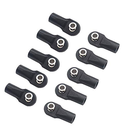 10Pack Share Goo M4 Plastic Tie Rod End Ball Joint Link Ball Head Holder Compatible with Traxxas TRX-4 Axial SCX10 HSP 90046 90047 1/10 RC Crawlers Car (22mm) - size: 22mm