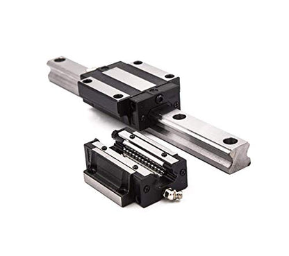 TEN-HIGH HSR20 500mm Linear Guide Rail Linear Motion Slide Rails Linear Motion Products, for CNC Routers, 1pcs Rail + 2pcs HSR20CA Blocks Bearing - size: 500mm, style: HSR20