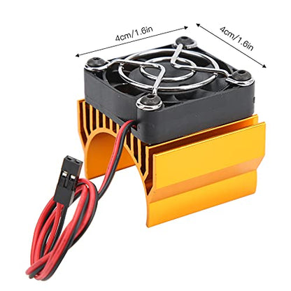 RC Motor Heatsink 1/10 RC Car 3650 Brushless Motor Cooling Fan 540 RC Brushed Motor Fan with Heatsink